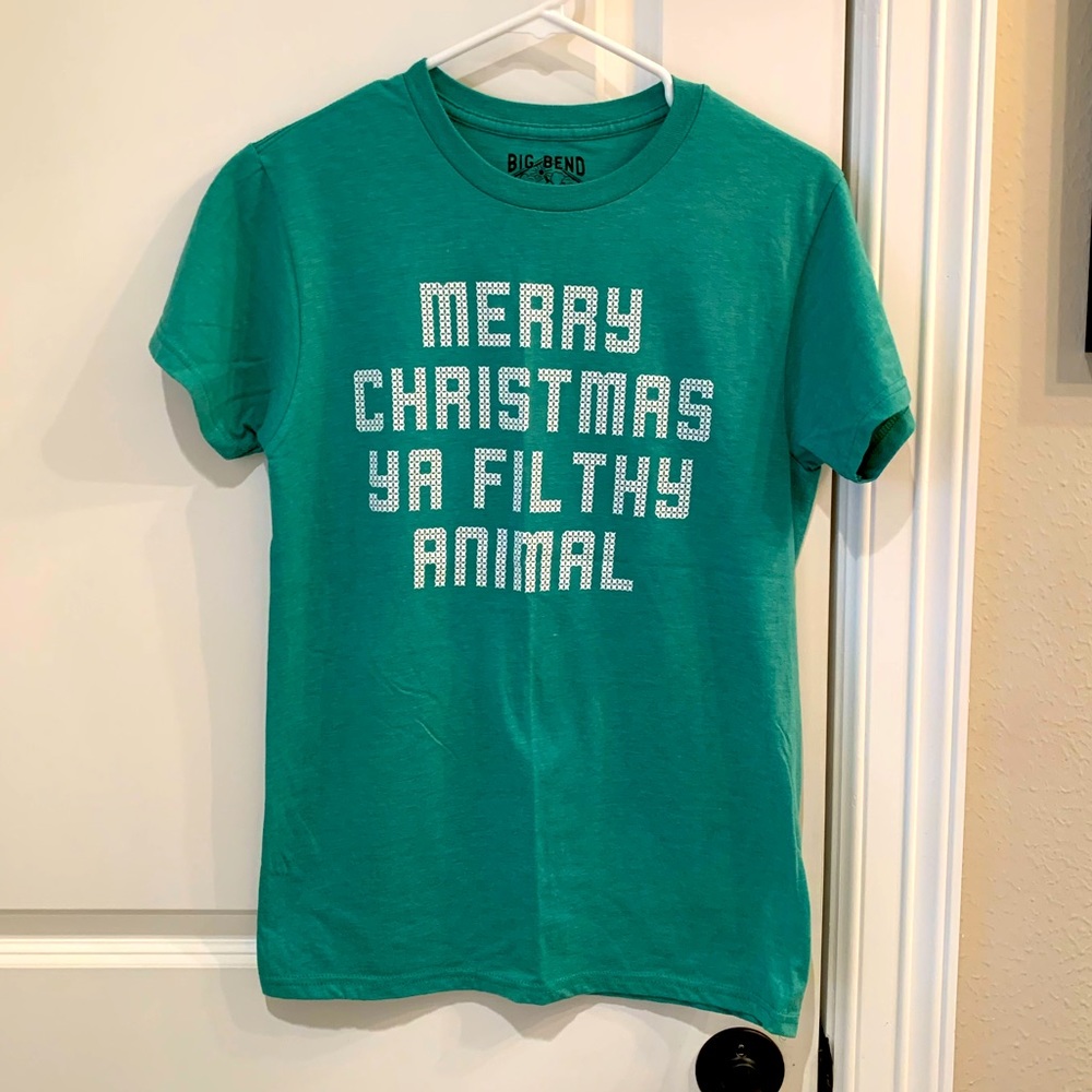 Big Bend Outfitters Unisex Green Filthy Animal T-shirt Size Small